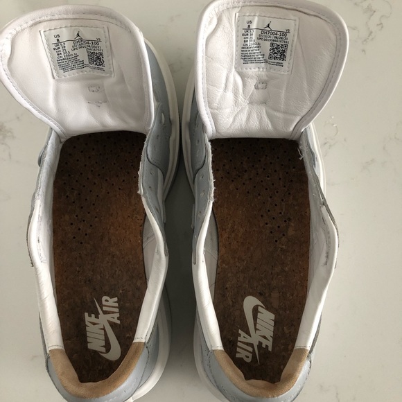 Nike Air Jordan 1 Elevate Low Womens White Wolf Grey Shoes DH7004-100 EUC Sz 8 - Picture 6 of 12